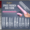 INSTANT Space French Form Assorted 150/Case Square, Coffin, Almond, Stiletto and Round