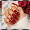 INSTANT Rubber Base Gel #02 Cherry Red 0.5oz.