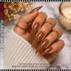 INSTANT Rubber Base Gel #03 Caramel Glow 0.5oz.