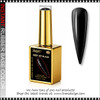 INSTANT Rubber Base Gel #07 Deep Jet Black 0.5oz.