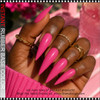 INSTANT Rubber Base Gel #13 Electric Barbie Pink  0.5oz.