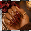 INSTANT Rubber Base Gel #19 Ruby Depth Red 0.5oz.