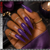 INSTANT Rubber Base Gel #21 Eggplant Purple 0.5oz.