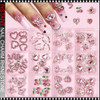 NAIL CHARM RHINESTONE Pink Collection Case