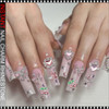 NAIL CHARM RHINESTONE Pink Collection Case