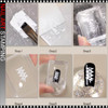 SILICON Rectangular Stamper with Scraper Card 