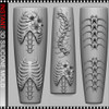 3D SILICONE MOLD Multiple Rib & Spine Cavities Design