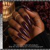 INSTANT Rubber Base Gel #24 Vampire Black Cherry 0.5oz.