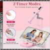 LED/UV MINI LAMP Rechargeable with Stand, Pink 3 Watt