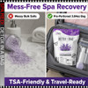 SPA REDI Detox In A Bag, Lavender & Wildflower, Luxurious Pedicure 64pcs/Box