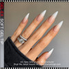 GEL-EX Stiletto, Medium, Sculpted, 50 Tips/Bag