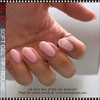 GEL-EX Round, Short, Natural, 50 Tips/Bag
