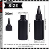 EMPTY DISPENSING BOTTLE with Precision Tip, Black 1oz.