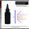EMPTY DISPENSING BOTTLE with Precision Tip, Black 2oz.