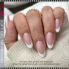 GEL-EX Round, Medium, Natural, 50 Tips/Bag