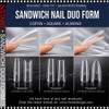 INSTANT Sandwich Duo Form 168/Case Coffin, Square, Almond