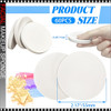 FACIAL White Round Makeup Sponge 2.17" Diameter 5/Pack