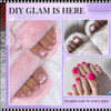 INSTANT SOFT GEL TIP Big Toe, Square, Full Cover, Matte 540/Case