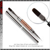 2-In-1 Wooden Nail Art Brush Dual-ended, No 3
