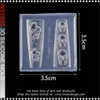 3D SILICONE MOLD Skull, Rose & Gothic Floral Designs