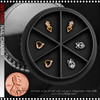 NAIL CHARM RHINESTONE - ASSORTED DESIGNS 6-CASE