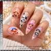 NAIL CHARM RESIN 3D MINI CARTOON COW ASSORTED 34/CASE