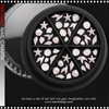 NAIL CHARM RESIN OCEAN-THEMED PINK MIXED STYLE 49-CASE