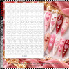 NAIL ART MASKING STICKERS – HEARTS #H-406