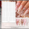 NAIL ART MASKING STICKERS – STRIPES & PLAID #H-030