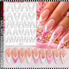NAIL ART MASKING STICKER – SCALLOPED FRENCH TIP #H-027