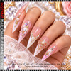 NAIL ART PEARLS & BEADS – ASSORTED SIZES & COLORS, WITH PICKING TOOL