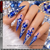 RHINESTONES CRYSTAL – SAPPHIRE BLUE, ASSORTED SHAPES & SIZES 3,100/CASE