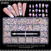 RHINESTONE CRYSTAL – CRYSTAL AB, ASSORTED SHAPES & SIZES 1,100/CASE