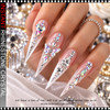 RHINESTONE CRYSTAL – CRYSTAL AB, ASSORTED SHAPES & SIZES, 3,100/CASE