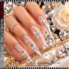 RHINESTONE CRYSTAL –  CLEAR, SILVER BACK, 24 COMPARTMENTS