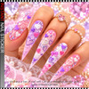 5D NAIL STICKER – PASTEL GLITTER HEARTS & PEARLS *