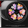 NAIL CHARM RESIN - CUTE COLORFUL TEDDY BEARS & PANDAS 20-CASE
