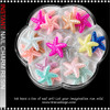 NAIL CHARM RESIN – PEARL STARFISH ASSORTED COLORS – 25/CASE