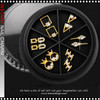 NAIL CHARM GOLD ALLOY RHINESTONE & PEARL ASSORTED 12-CASE