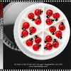 NAIL CHARM RESIN – RED LADYBUG 18-CASE