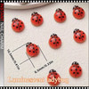 NAIL CHARM RESIN – RED LADYBUG 18-CASE