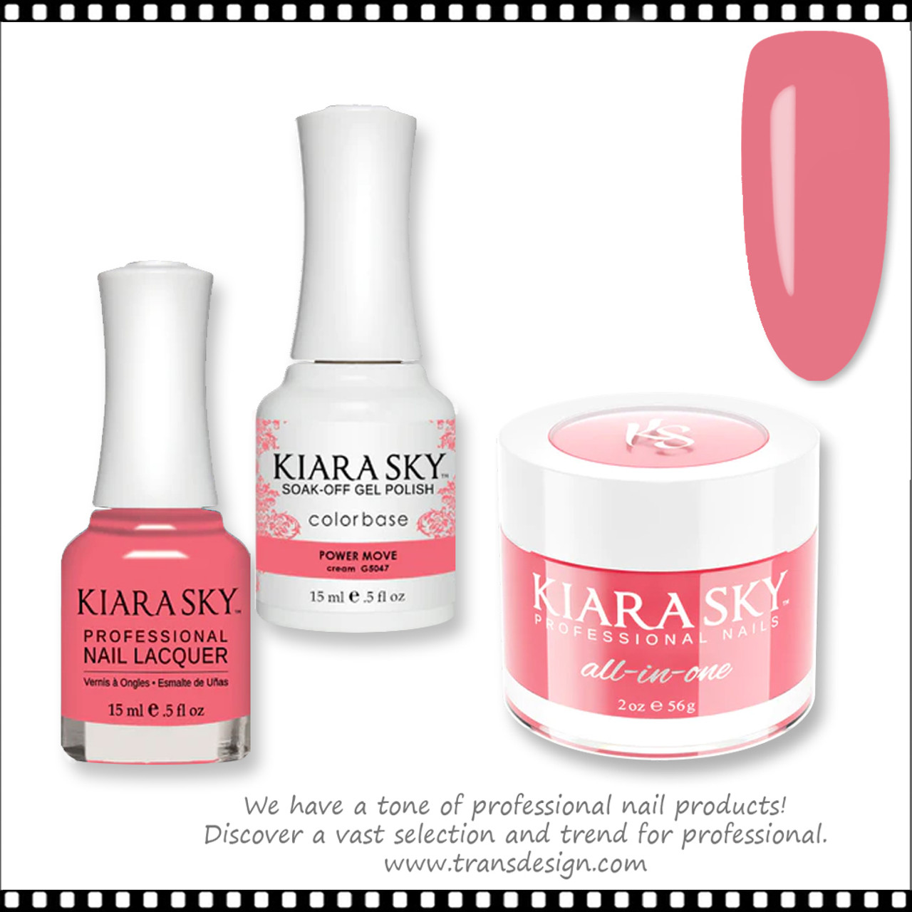 Kiara Sky - Professional Nails Dip Powder - Spin & Twirl 28g (D580)