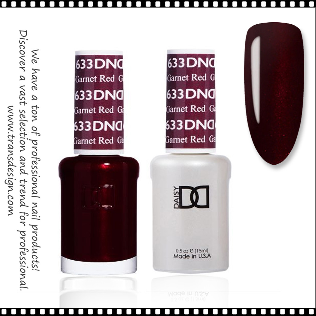 DND Gel Polish Duo - #633 Garnet Red - TDI, Inc