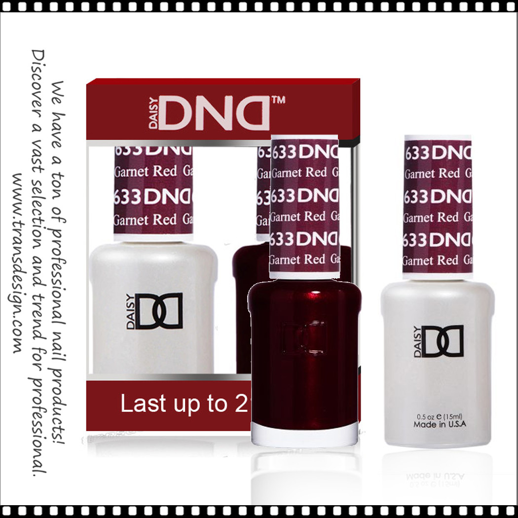 DND Gel Polish Duo - #633 Garnet Red - TDI, Inc