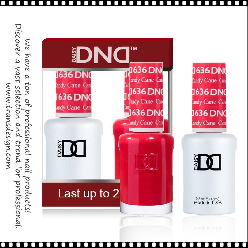 DND Gel Polish Duo - #636 Candy Cane - TDI, Inc