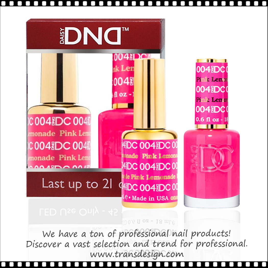DC Gel Polish Duo - #004 Pink Lemonade - TDI, Inc