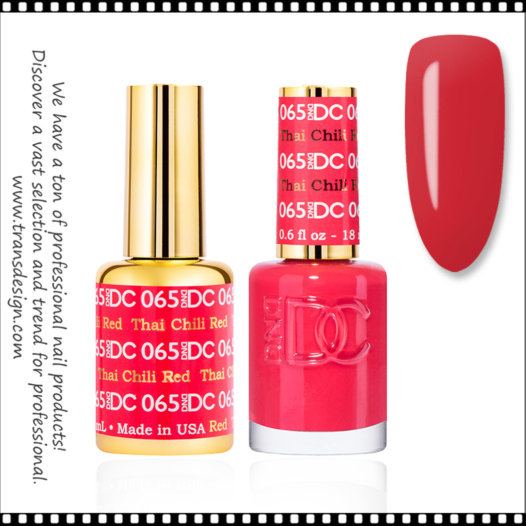 DC Gel Polish Duo - #065 Thai Chili Red - TDI, Inc