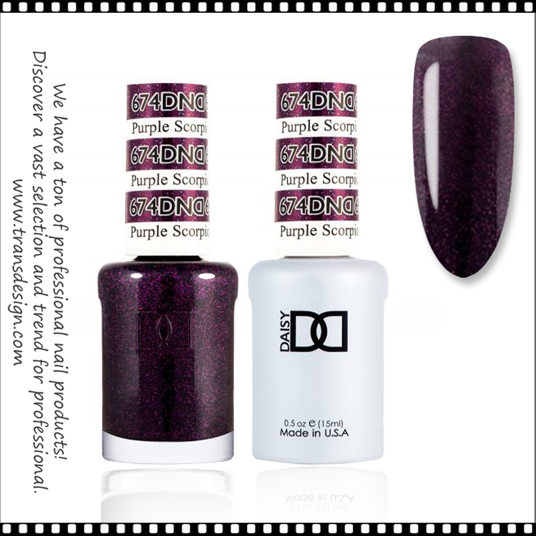 DND Gel Polish Duo - #674 Purple Scorpion - TDI, Inc