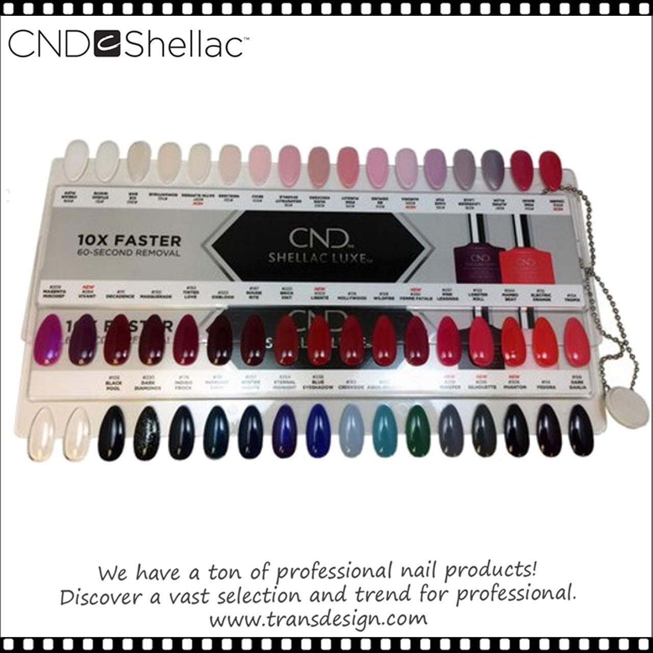 CND SHELLAC LUXE - Painted 65 Color Sampler - TDI, Inc