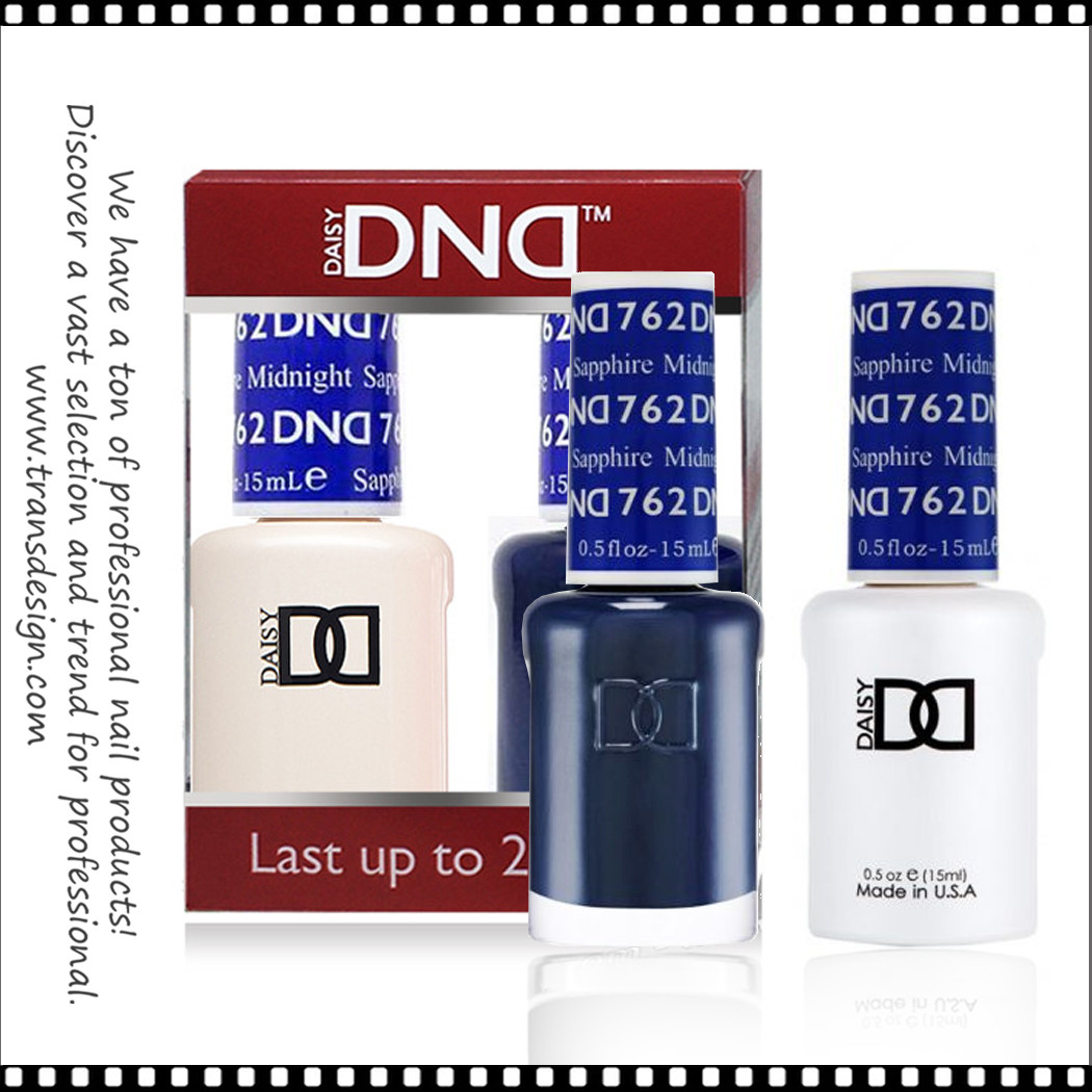 DND Gel Polish Duo - #762 Midnight Sapphire - TDI, Inc
